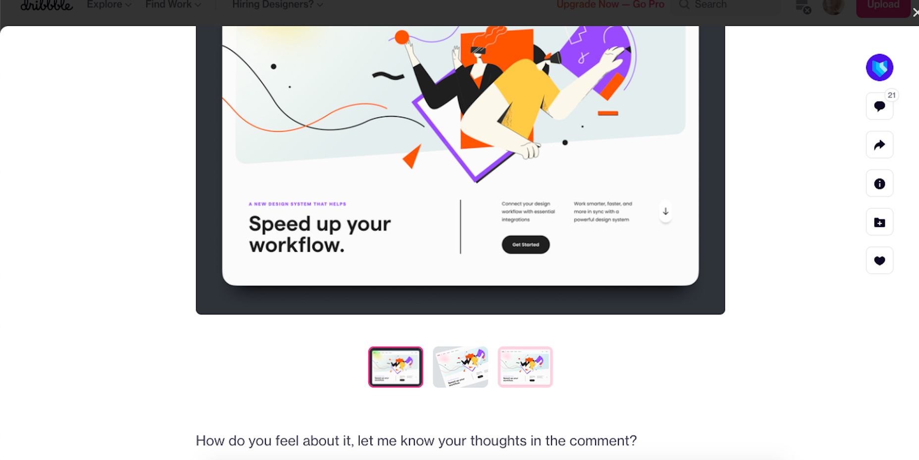 Design agency UI8 asks Dribbble users for feedback