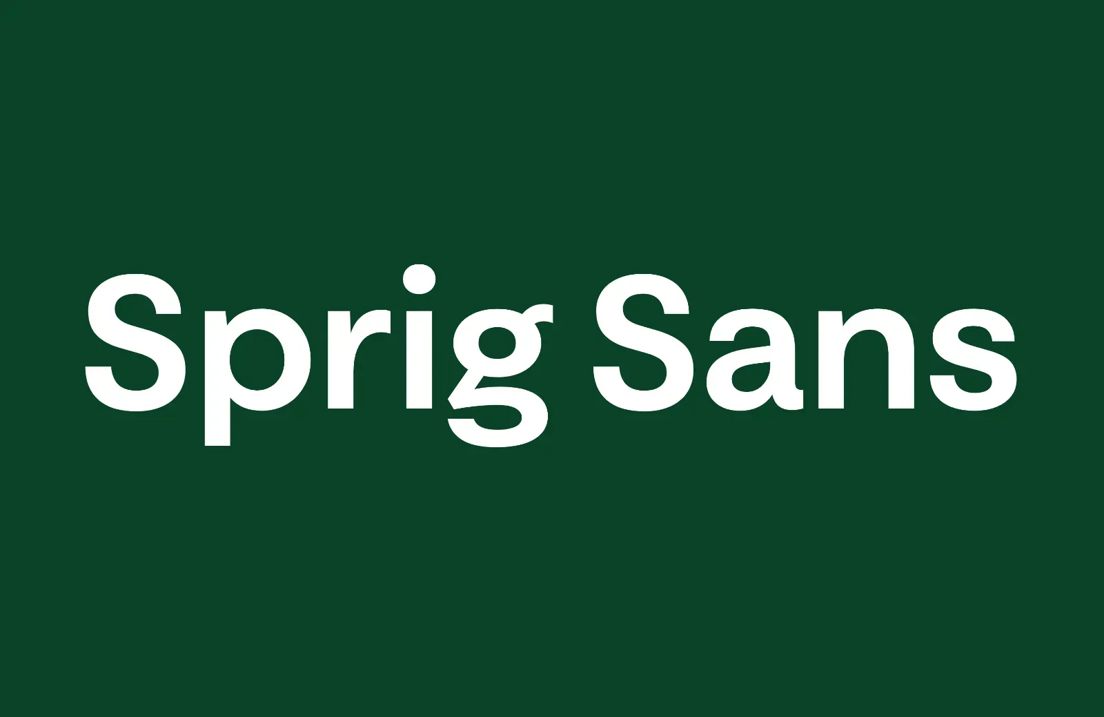 Sprig Sans